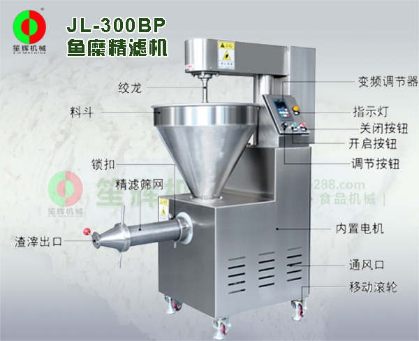 魚肉精濾機